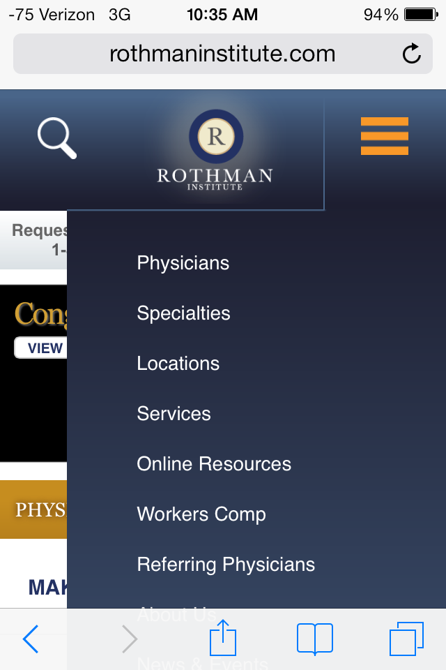 Rothman Mobile - Rothman Orthopaedics