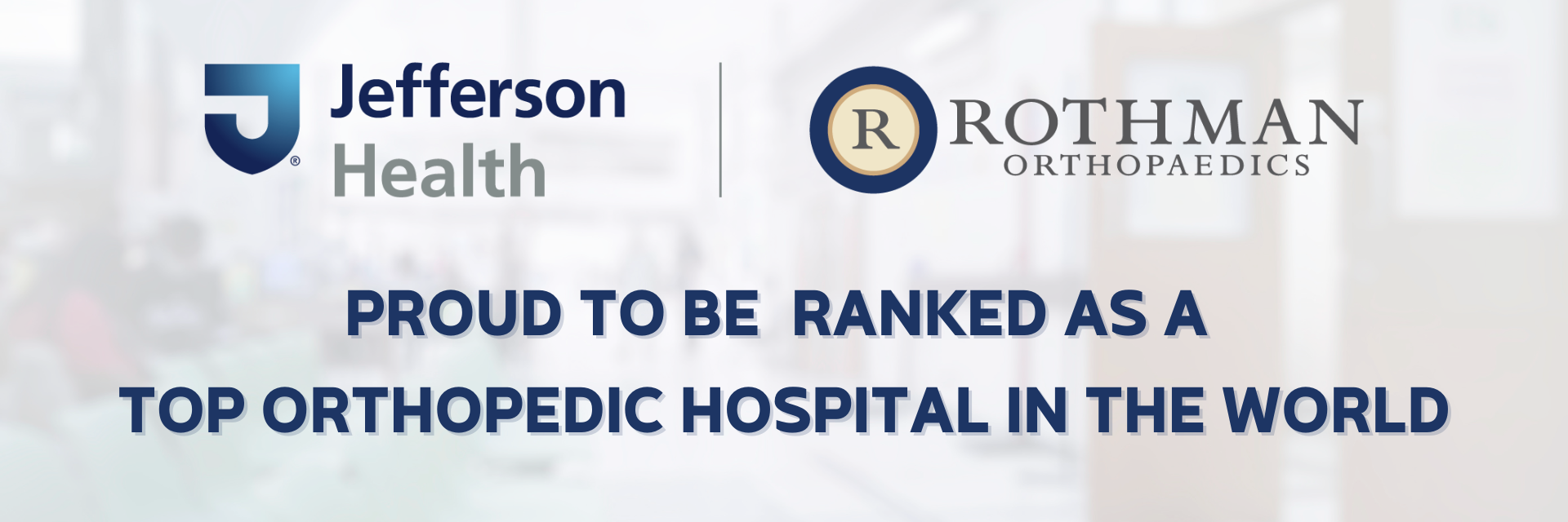 Rothman Orthopaedics at Jefferson Health Named a Top Specialty Hospital