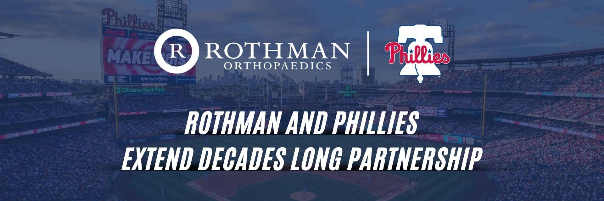 Decades of Excellence: Rothman Orthopaedics and Philadelphia Phillies Extend Partnership